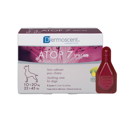 Dermoscent® Atop 7 Spot-On Hond 10-20 kg 4 x 1,2 ml